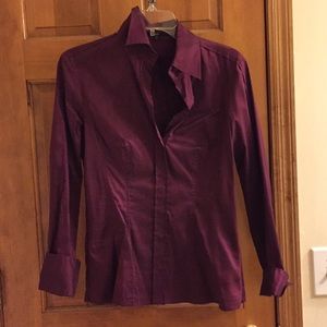 Hugo boss purple blouse